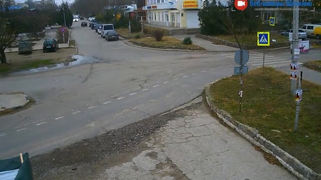 Перекрёсток в Щёлкино, 15.11.2016 - time-lapse с камеры 2 смотреть онлайн
