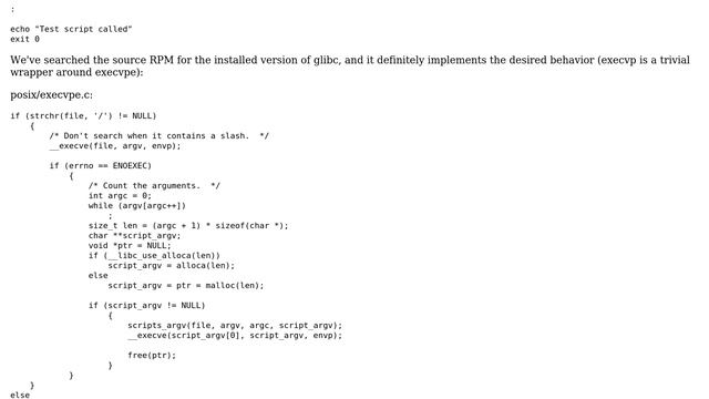 execvp exec format error for shell script on Red Hat Enterprise Linux 6 смотреть онлайн