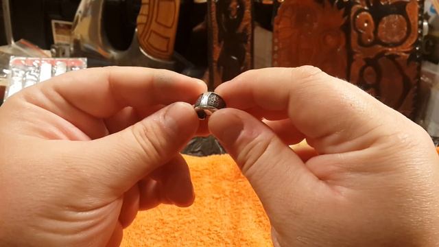 Серьга из серебра "Воитель". Авторская, ручная работа. смотреть онлайн