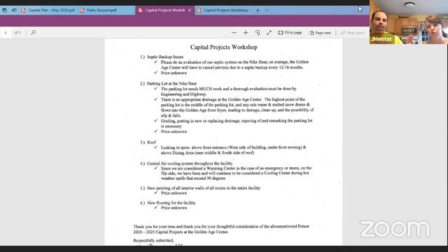 Capital Projects Workshop