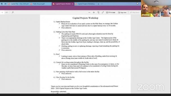 Capital Projects Workshop