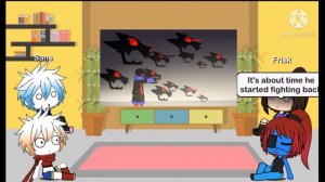 Undertale reacts to Error vs Error 404 animation | Gacha Life