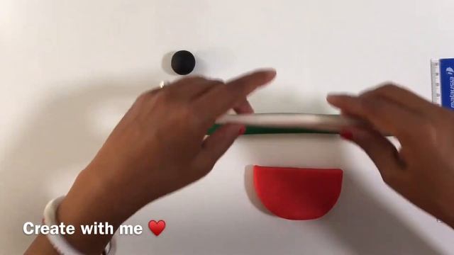 ♥️ Clay art- how to make watermelon slice | model craft tutorial super easy DIY смотреть онлайн