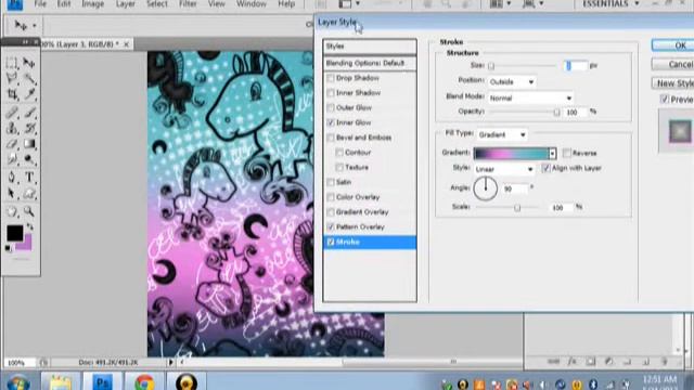How to make a Background Psd and how it works on Photoshop смотреть онлайн