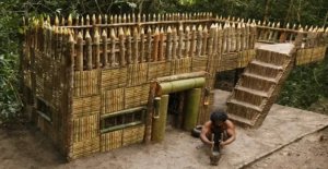 Строительство самой красивой виллы в стиле выживания от Jungle Survival.