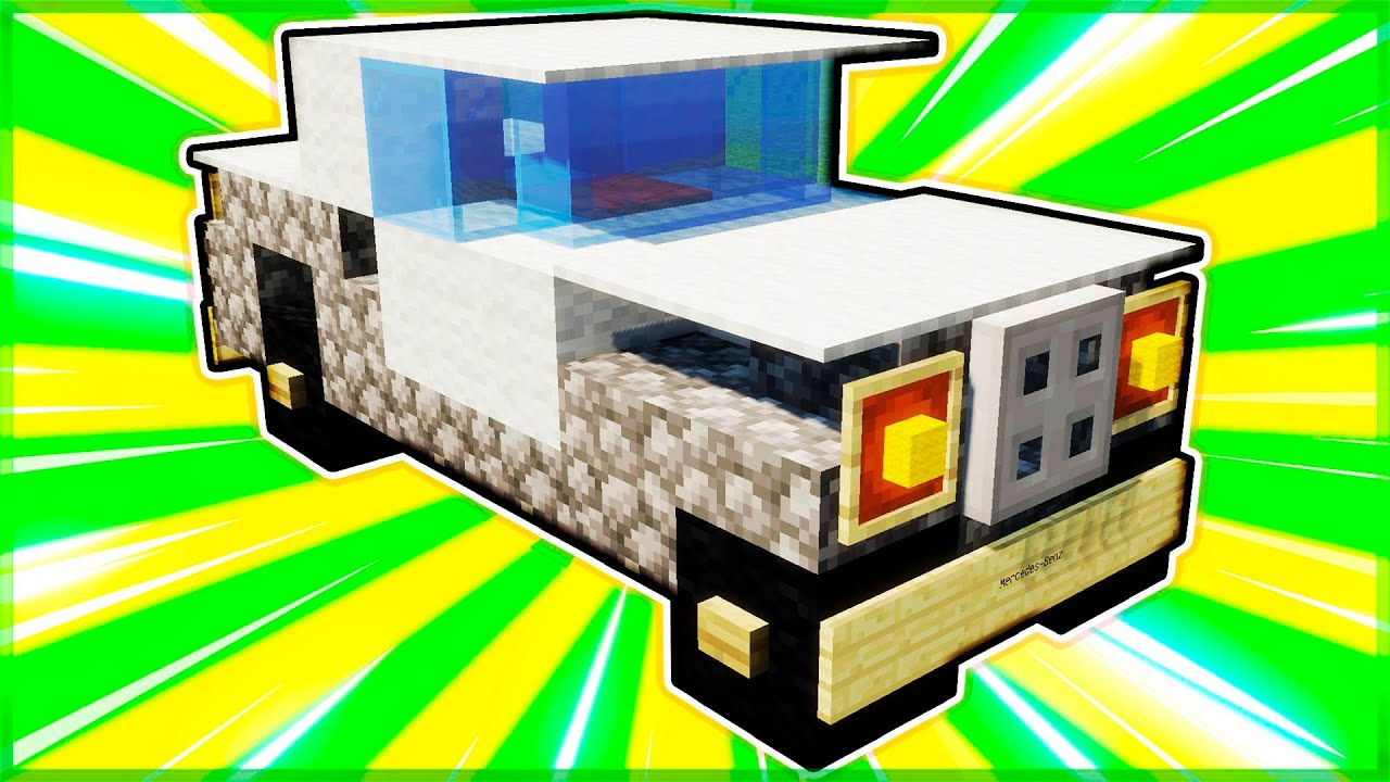 КАК ПОСТРОИТЬ МАШИНУ В МАЙНКРАФТ! смотреть онлайн