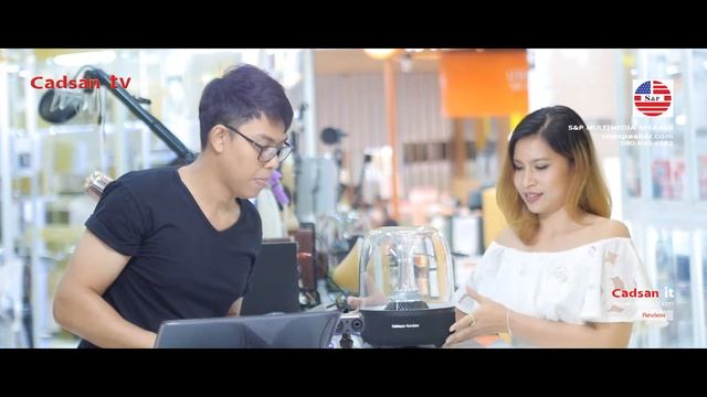 รีวิวลำโพง Harman/Kardon Aura (Wireless Home Speaker System) смотреть онлайн