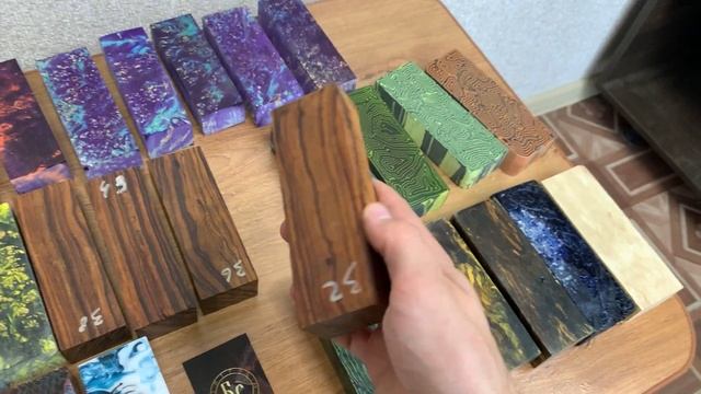 Материалы для рукояти вашего ножа. Капы, гибриды, айронвуд. смотреть онлайн