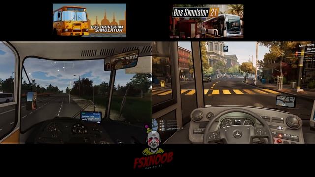 Bus Simulator 21 vs Bus Driver Simulator - Gameplay Moments PC Steam 4K смотреть онлайн