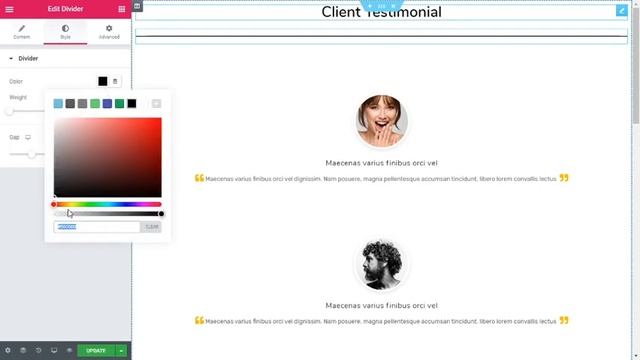 Custom Testimonial Slider