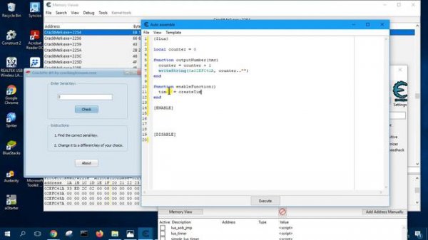 Cheat Engine Lua Script Timer To patch memory