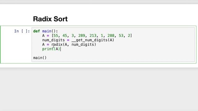 RADIX Sort in Python | tutorial and how to implement in code смотреть онлайн