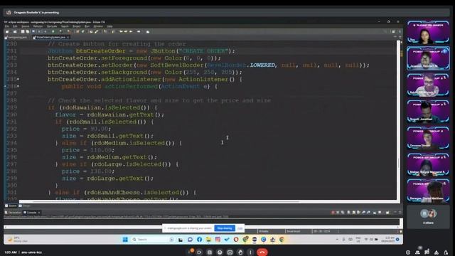Pizza Ordering System using Java Swing GUI смотреть онлайн