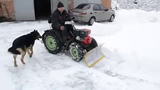 Трактор самоделка для уборки снега смотреть онлайн