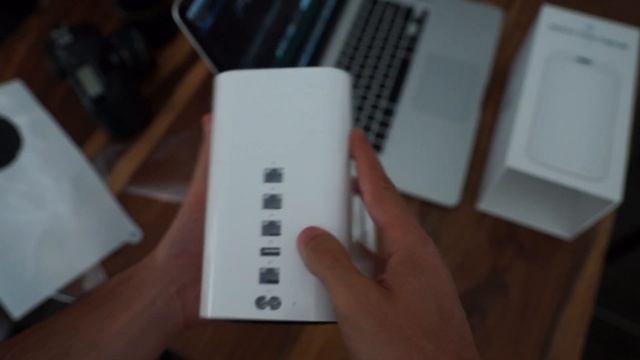 Déballage et installation d'une Time Capsule 2013