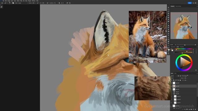 Fox studying | Photoshop смотреть онлайн