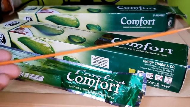 Comfort Camphor & Lemon Grass Incense Sticks Of Dhoop Chaon & Co