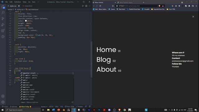 Create Animated Menu with GSAP 3.0 смотреть онлайн