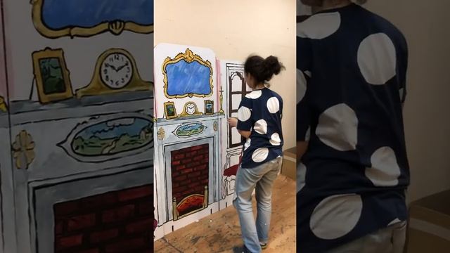Рисуем декорации из картона для школьного спектакля «Мэри Поппинс» смотреть онлайн