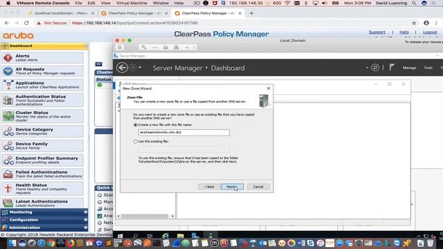 Clearpass prerequisite DNS setup смотреть онлайн