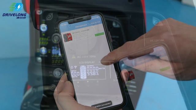 2500w portable power station,The intelligent control and monitor by smartphone APP, смотреть онлайн
