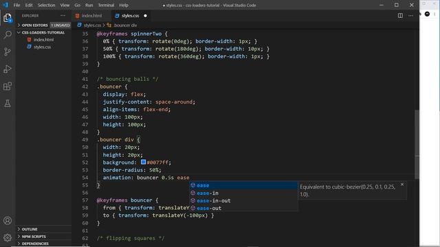 CSS Loaders Tutorial #2 - Bouncing Balls смотреть онлайн