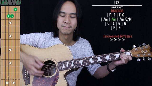 Us Guitar Cover Acoustic - James Bay  🎸 |Tabs + Chords|