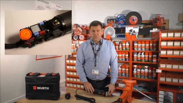 Углошлифовальная машинка Wurth EAG14-125, арт. 717007021 смотреть онлайн