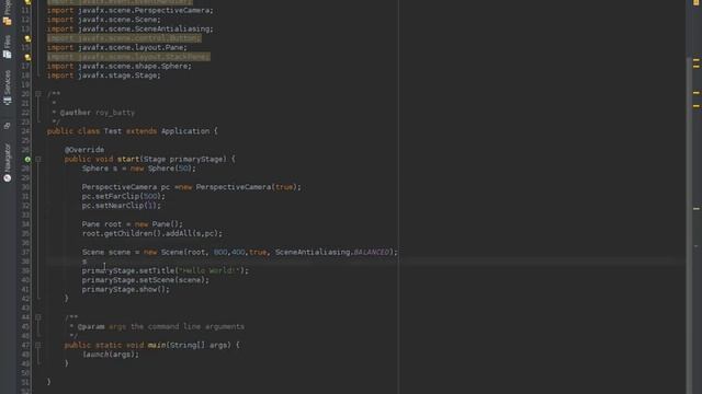 javafx 3d scene set up tutorial (jdk 8) смотреть онлайн