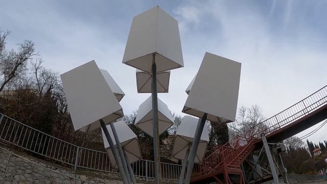 Набережная Алупки.  Заброшенная Алупка в межсезонье