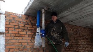 Алмазное бурение в потолке. Полезные советы.