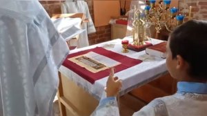 Один день служения молодого пономаря