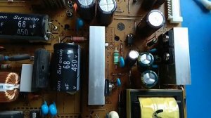 не включается LG 32LN541U, ремонт блока питания