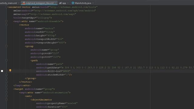 INSTAGRAM Like Animation | Android Studio & Shapeshifter смотреть онлайн