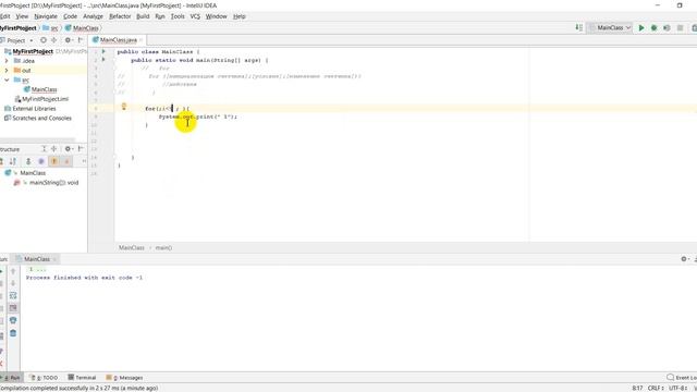 Уроки по Java. Цикл for foreach. смотреть онлайн