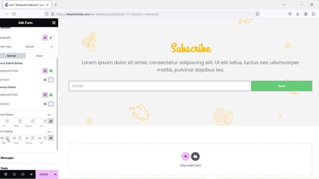 Design a restaurant website Using Elementor Wordpress Part 5 | Fahad Web Lab смотреть онлайн