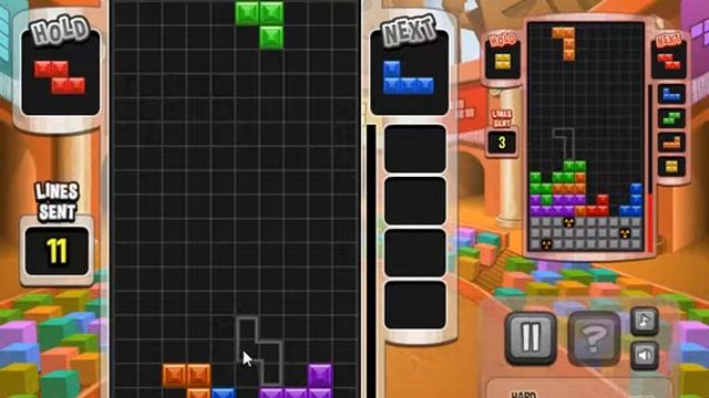 Tetris Battle Drop RANK 500 смотреть онлайн