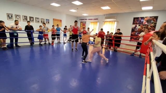 Спарринг Худиева Селина, Боксерский клуб Тапдыг Алескерова Атрахань (3) смотреть онлайн