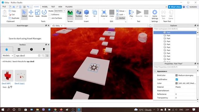 Роблокс создаю свою игру Roblox creating game beginning смотреть онлайн
