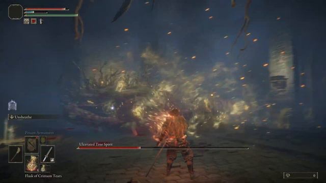 ELDEN RING - Ulcerated Tree Spirit Boss смотреть онлайн