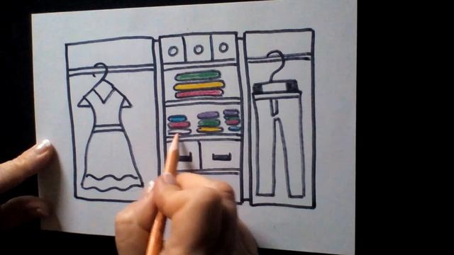 CÓMO DIBUJAR UN GABINETE /HOW TO DRAW A CABINET COMMENT DESSINER UNE ARMOIRE / ZEICHNE EINEN SCHRAN смотреть онлайн
