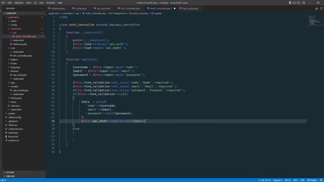 RESTful Api in Codeigniter 3 - Login Registration using Postman смотреть онлайн