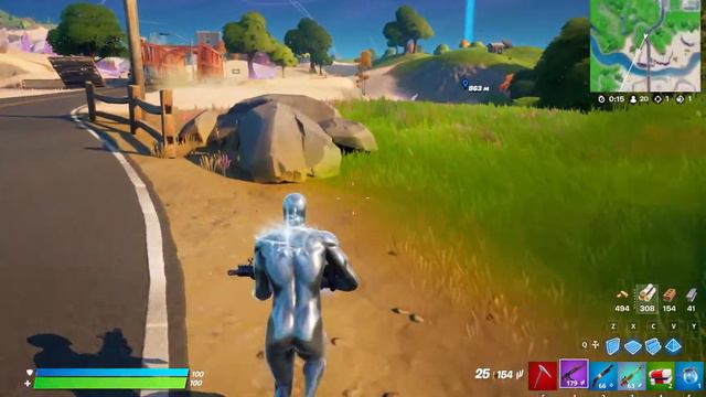 Fortnite Gameplay ➤ СЕРЕБРЯНЫЙ СЁРФЕР / SILVER SURFER ➤ (без строительства) смотреть онлайн