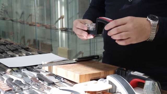 Сравнение и обзор точилок Global 220 Minosharp(Япония) и Grinder(Китай) смотреть онлайн