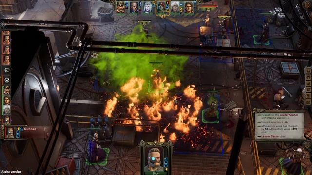 The Real Warhammer game is here! WH40K Rogue Trader - Battle against mob. ALPHA version смотреть онлайн