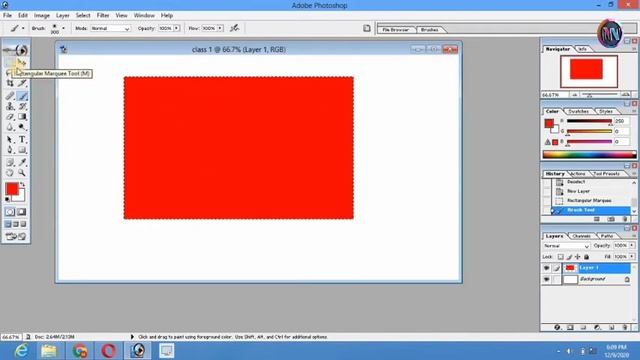 Marquee tool - Adobe Photoshop for Beginners in Hindi / Urdu - Class 2 смотреть онлайн