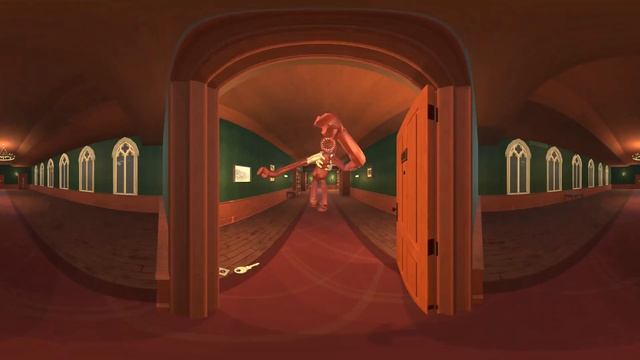 VR 360 Doors Monsters Chase You! Run Away From Them