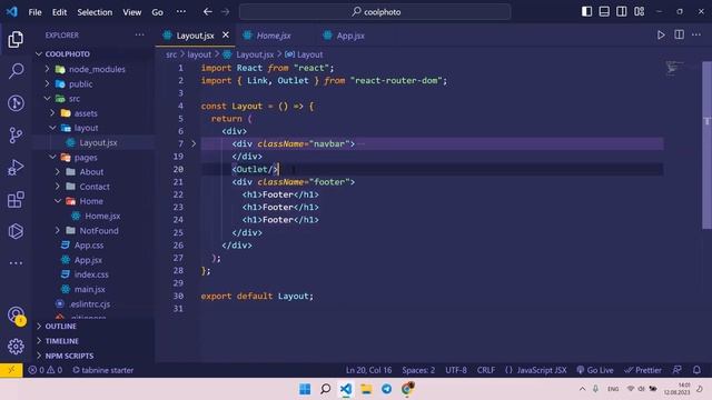Многостраничный сайт с использованием React Router dom смотреть онлайн