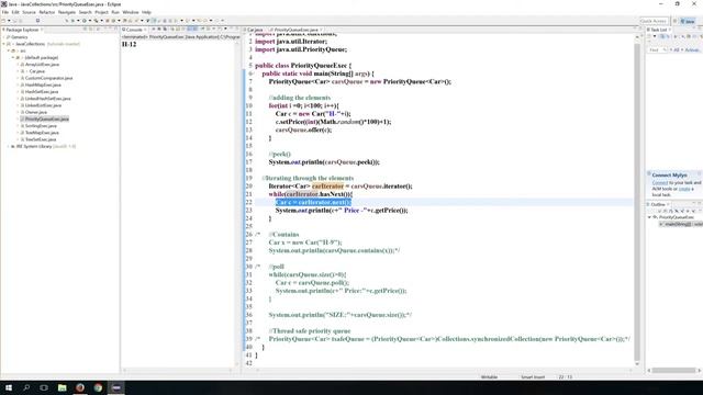 PriorityQueue in java | Java Collections Tutorial #08 | Java9s.com смотреть онлайн