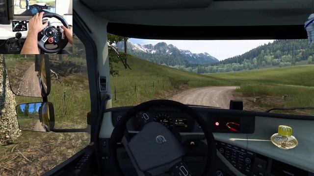 Wood delivery using Volvo FMX somewhere in beautiful Austria 4K ETS2 Logitech g29 смотреть онлайн